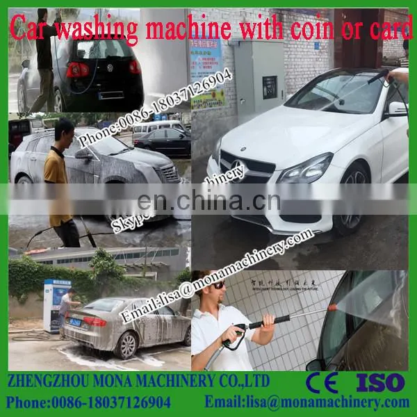 New Coin /card Operated Hot Cold Water/ Foam Multional Used Self Service Car Wash Equipment photo-3