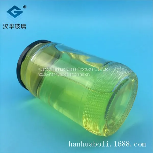 Wholesale Honey Glass Bottle 600ml Chili Sauce Glass Bottle Manufacturer photo-4