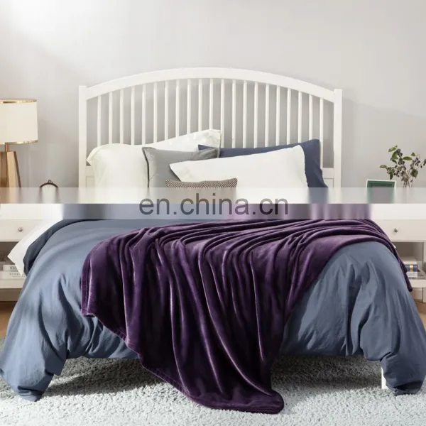 Good Elasticity Better Structural Strength Home Flannel Fleece Blanket photo-2