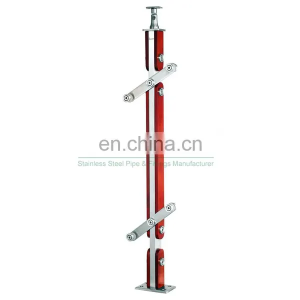 Top Sale Villa Tempered Staircase Railing For Indoors Deck Glass Railing Factory From China photo-3