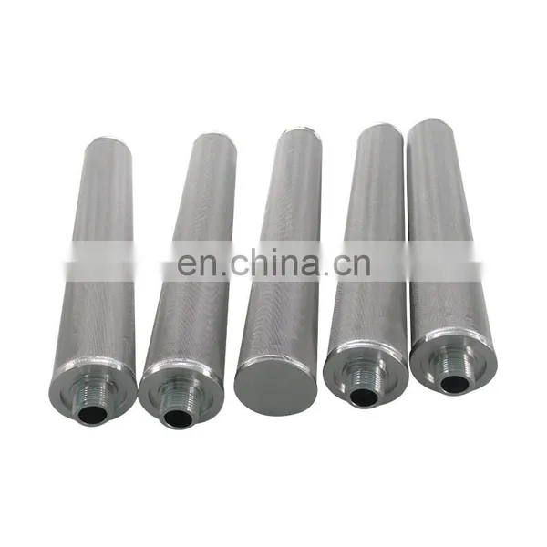 Metal Cylinder Filter Stainless Steel Water Filter Sintered Felt Tube Filter Cartridge photo-6