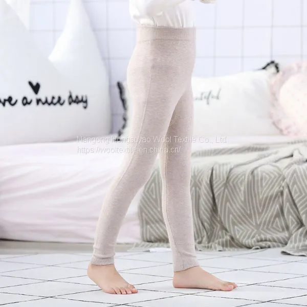 Plush Thick Solid Color Fashion Leggings Thick Warm&Soft Trousers for Boys/Girls photo-2