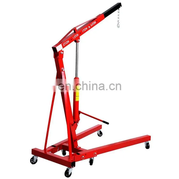2 Ton Folding Engine Hoist Hydraulic Lifting Hoist Shop Crane photo-2