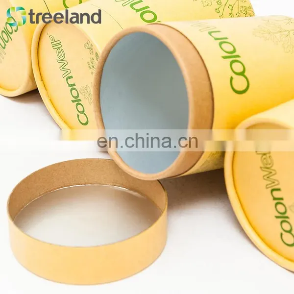 Recyclable Kraft Paper Tubes Food Paper Tube for Protein Powder photo-5