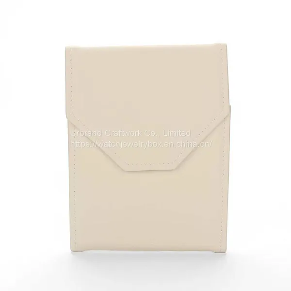 Pearl Necklace Folding Package New Packaging Jewelry Bag PU Leather Clutch Bag Portable Travel Jewelry Storage Bag photo-3
