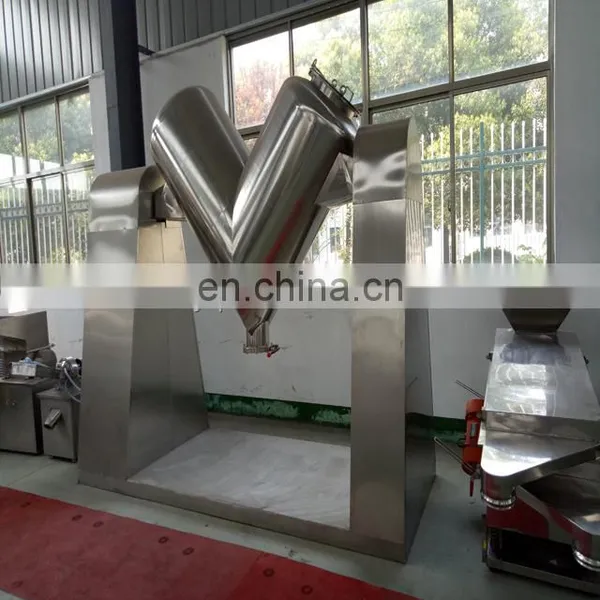 Stainless Steel V Type High Efficient Pharmaceutical Powder Mixing Equipment photo-4