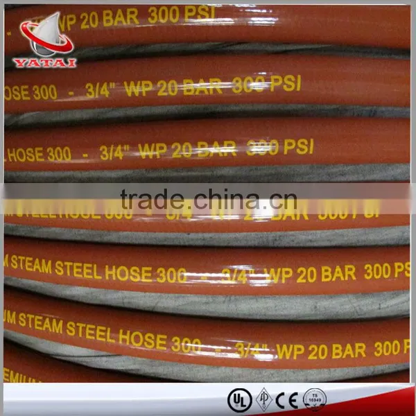 High Pressure Delivering Water Rubber Hose Steam 3/8 photo-5