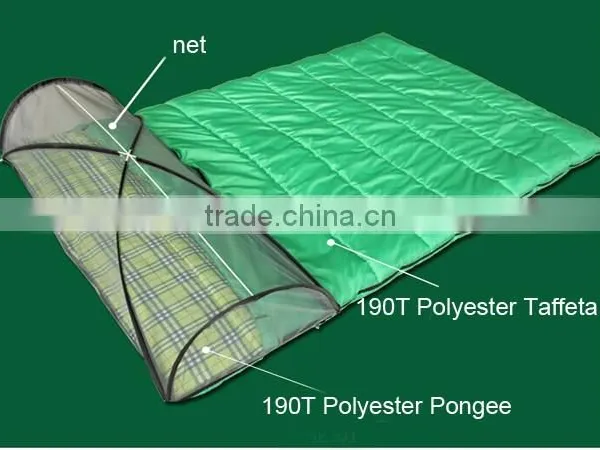 King Size Family Sleeping Bag With Head Mosquito Net photo-2