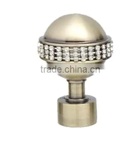 Fashion Europe Curtain Pole Finial With Crystal photo-2