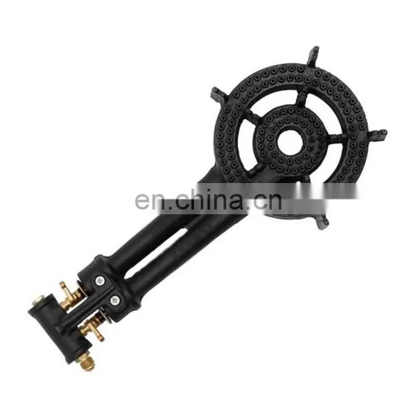 High Quality High Pressure Kitchen Outdoor 3 Ring Cast Iron Gas Burner photo-2