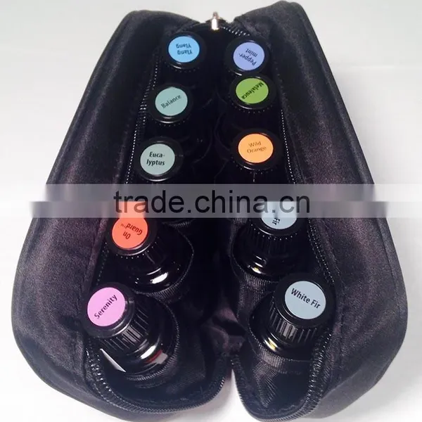 10 Bottles Black Soft Essential Oil Carrying Case,soft Cotton Essential Oil Carry Case,essential Oil Roller Bottles for Travel photo-4