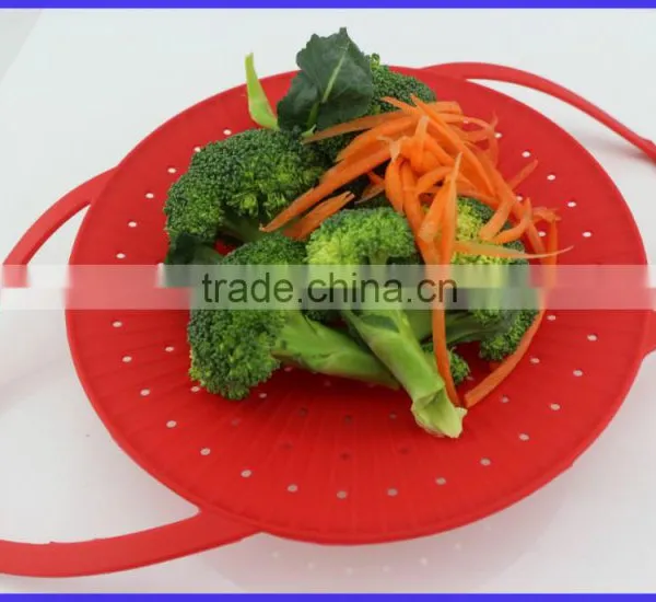 Silicone Vegetable Steamer Basket Home Steamer photo-6