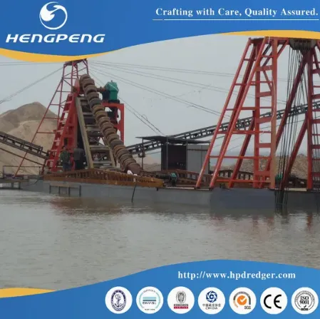 Efficient Operation China Chain Bucket Gold Mining Dredger for Gold Mining Success photo-2
