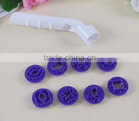 9pcs Fondant Stamp Set/cake Decoration photo-2