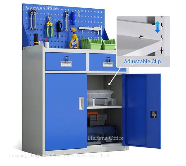 Professional Mobile Tool Trolley Large Capacity, Push-Pull Handle & One-Lock Security for Garage Organization and Industrial Maintenance