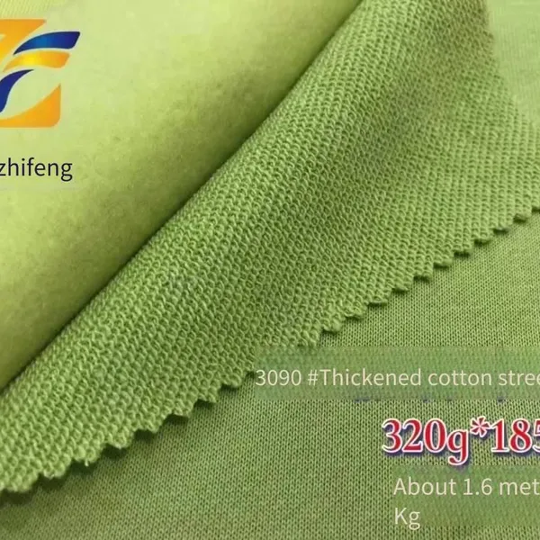 guangzhifeng 3090# утолщенный хлопковый свитшот, 320 г, в наличии, ткань для свитшотов из хлопка и полиэстера с флисовой поверхностью, подходящая для занятий спортом осенью и зимой