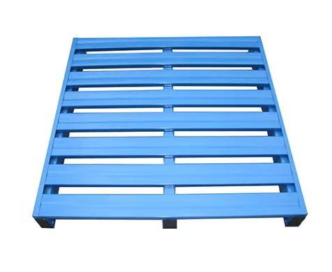 Heavy-Duty Clear Aluminum Pallets Stackable Metal Trays for Warehouse Storage photo-3