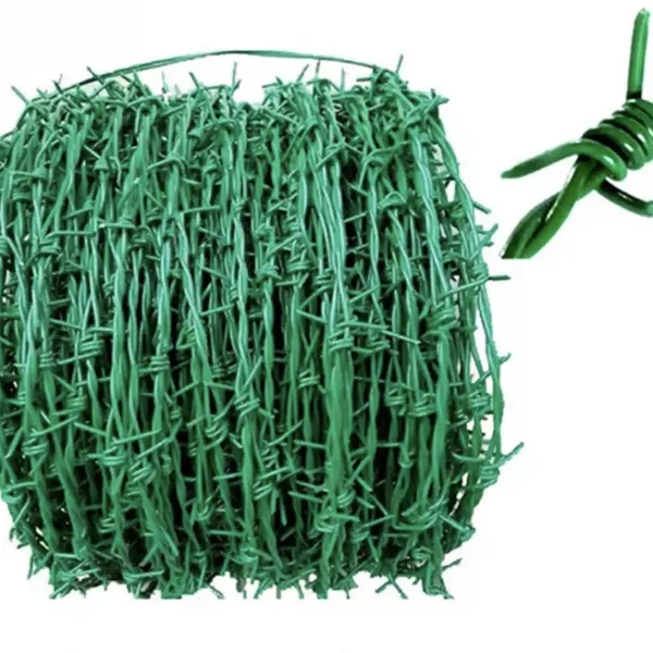 Extra Durable Corrosion Impact Resistant Heavy Galvanized Reverse Twist Barbed Wire Fence 500 Meter Spike Parameter Animal Farm