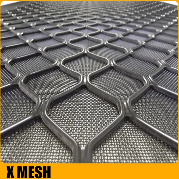 Black Powder Coated Aluminium Diamond Grille photo-4