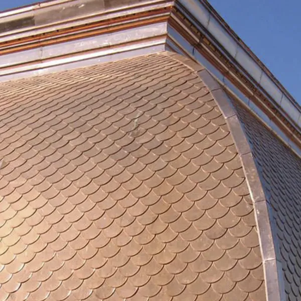 1.0mm Pre-Patinated Copper Roofing Panels, 1000mm Cover Width, 60m Roll Length, Weather Resistant