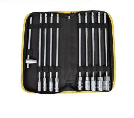 11 Pieces T Handle Socket Wrench Set Portable Hand Tool Kit