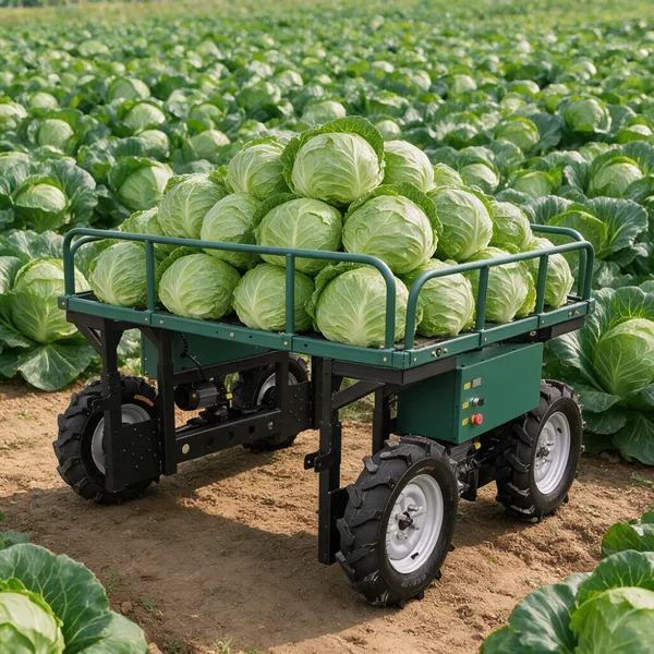 Next-Gen Agricultural Machinery: Ultra-Tough Remote Control Transport Platform in Action