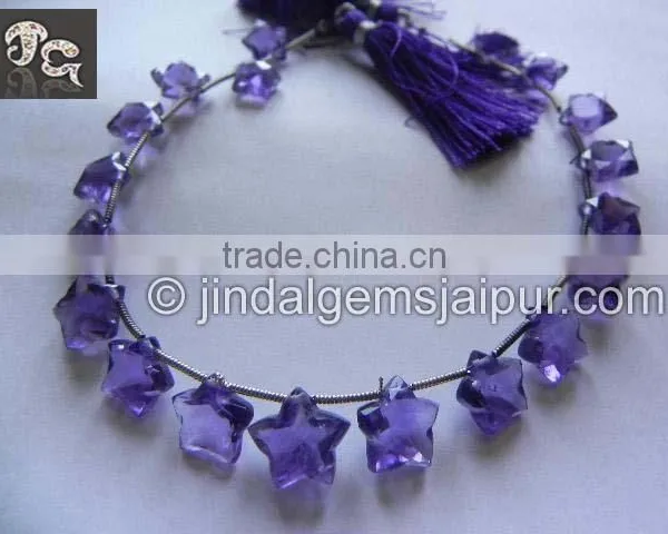 Wholesale Natural Amethyst Star Cut Beads