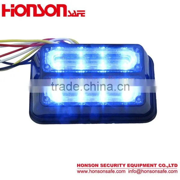12V 1W LED Warning Grille Vehicle Surface Mount Emergency Light HF-241 photo-5