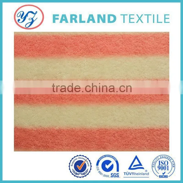 Pink Stripe Shu Velveteen Fabric for New Design Ugg Boots ,waterproof Boots Lining Fabric photo-4