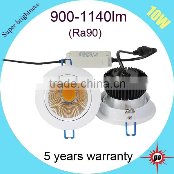 Aluminum Alloy Based Material 10w Led Downlight, COB Light photo-5