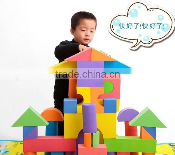 Soft Blocks, Sponge Toy,Soft Play Toy Equipment, EVA Sponge Toy,foam Mat,48pcs Big Size photo-3