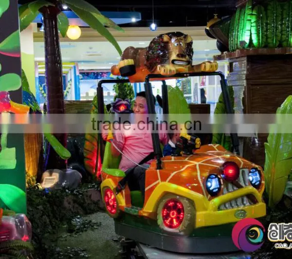 2016 New Design Jungle Style Laser Shot Game Car With Tracks for Theme Park photo-2