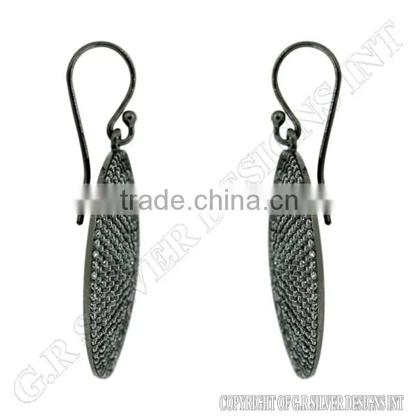 cz Earrings Sterling Silver,wholesale Sterling Silver Gemstone Jewelry,sterling Silver Earrings photo-3