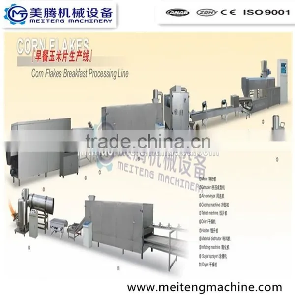 Puffed Corn Flakes Cereals Snacks Processing Machines photo-2
