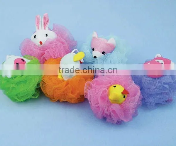 2012 Colourful Hot Sell Bath Sponge Angel Bath Set