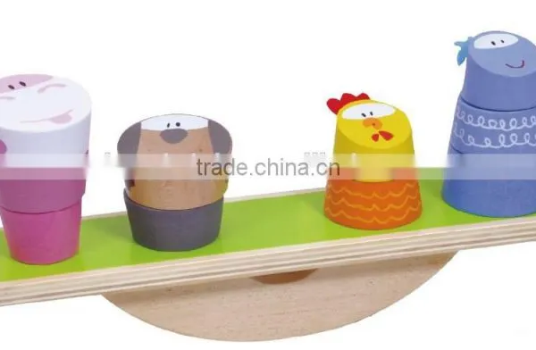 Top Bright EN71 and ASTM Fram Animal Stacking Balance Blocks 11 Pcs Eductaional Geometric Toy Block for Child Early Education photo-3