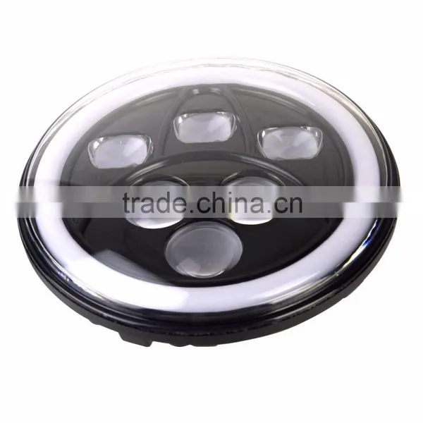 New Arrival and Smart Design Round 7" 60W High/Low LED Headlight for Jeep Wrangler photo-2