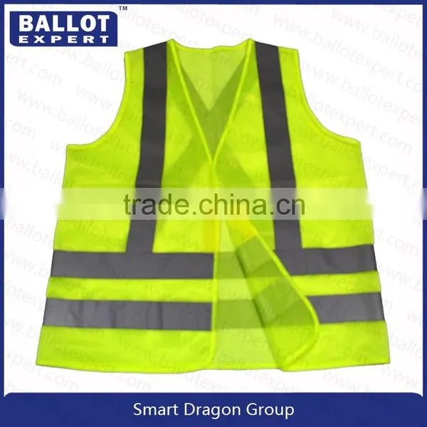 Mesh Polyester Fluorescent Fabrics Reflective Safety Vests photo-2
