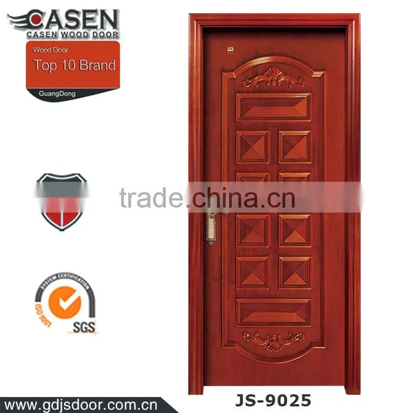 3d Effect Design Mdf Solid Cherry Wood Interior Doors photo-5