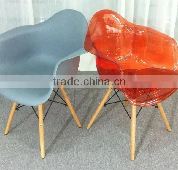 PC Transparent EMES DAW Plastic Chair, HYX-602 photo-2