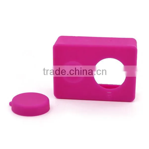 OEM&ODM Xiaoyi Camera Accessories for Xiaomi YI, Silicone Case for Xiaomi+silicone Cap for Xiaomi YI photo-2