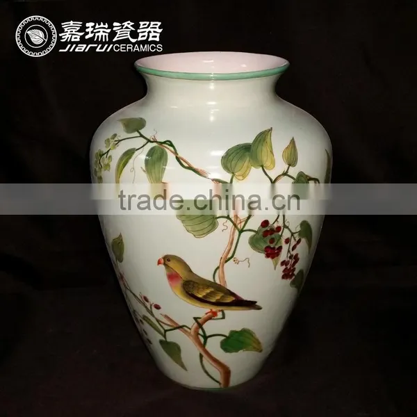 Antique Chinese Hand Painted Large Porcelain Vase photo-4