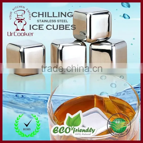 Stainless Steel Ice Cube for Wine Whiskey Ice Cube