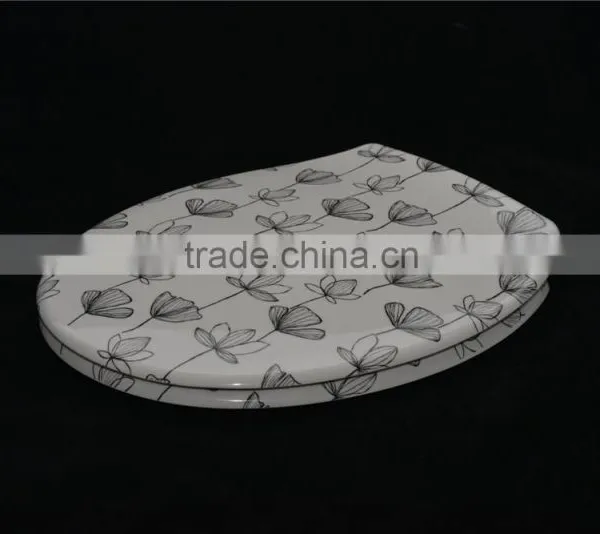 Decorative Bathroom Soft Close Toilet Seat Cover photo-3