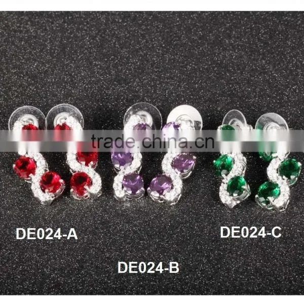 China Wholesalers Jewelry Ladies Diamond Jewelry Fashion Earrings for Earrings Designs Pictures photo-4