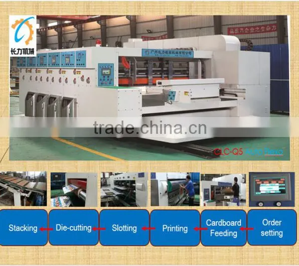 Multicolor Printing Slotting Machine/Carton Box Making Machine Prices(CLC-Q5)