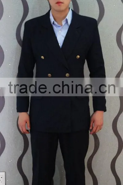 Black Army Used Men's Business Suit Military Uniform