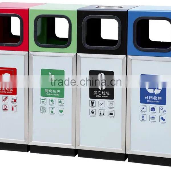 Max-HK12 Special Design Black Outdoor Waste Bin photo-2