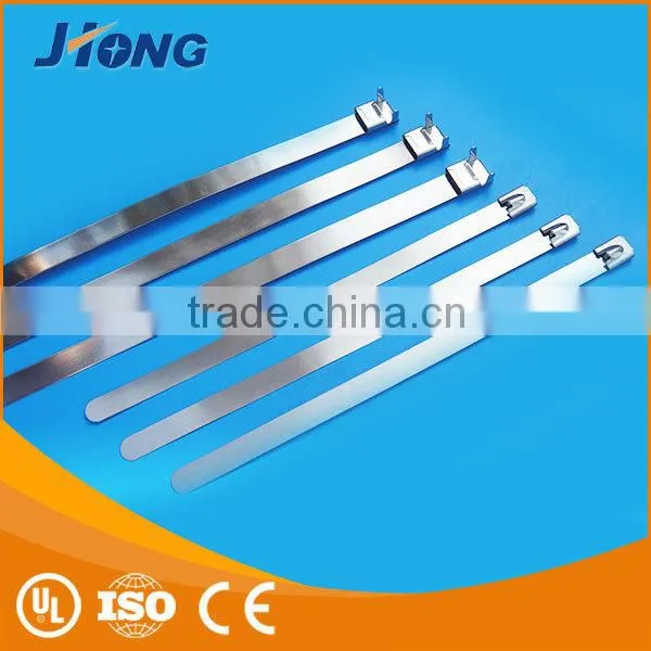 8inch 7.9*200mm Top Quality Ball-Lock Metal Cable Tie For Power Industry photo-6