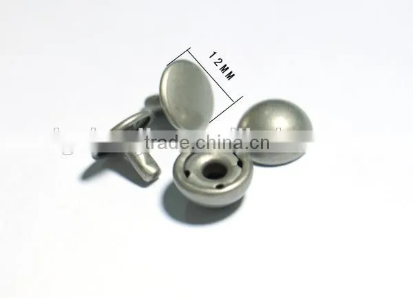 Wholesale Nickel Free 8mm Metal Brass Double Layer Rivet for Garments photo-3